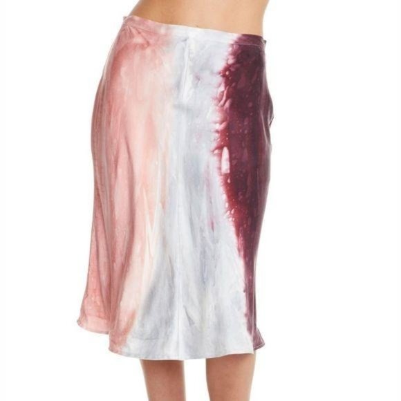 Chaser Dresses & Skirts - Chaser Purple Pink White Mermaid Midi Silk Skirt